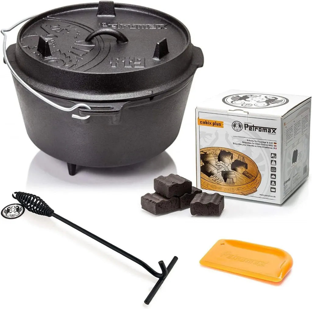 Cocotte en Fonte Petromax FT9 pour Cuisson Extérieure