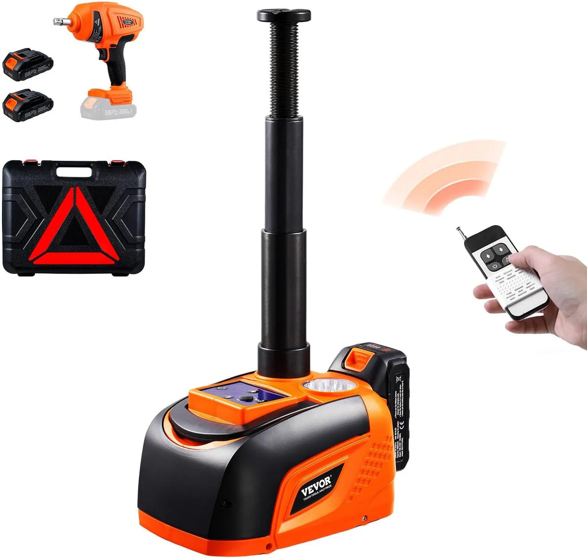 VEVOR Cric hydraulique: SUV, avec télécommande, affichage LED, format portable, pour l'atelier et le bricolage