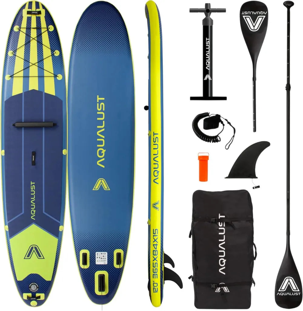 Planche de Paddle Gonflable 12'0 - 365 cm, 170 kg - Couleur Bleu