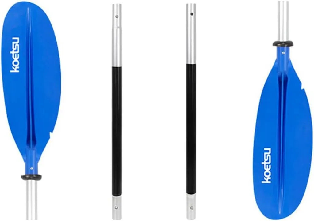 Pagaies de Kayak Réglables 4 Pièces en Aluminium Double Tête HUIOP