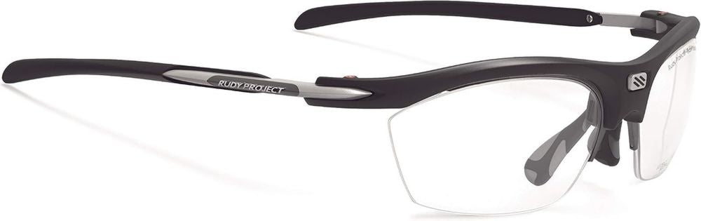 Lunettes Unisexes Rudy Project RYDON E/V avec Clip Direct, Cadre Noir Mat, Taille Unique