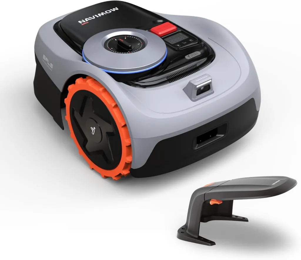 Tondeuse Robot Segway Navimow i105E avec Garage, Sans Fil Périphérique, Jusqu'à 600 m²