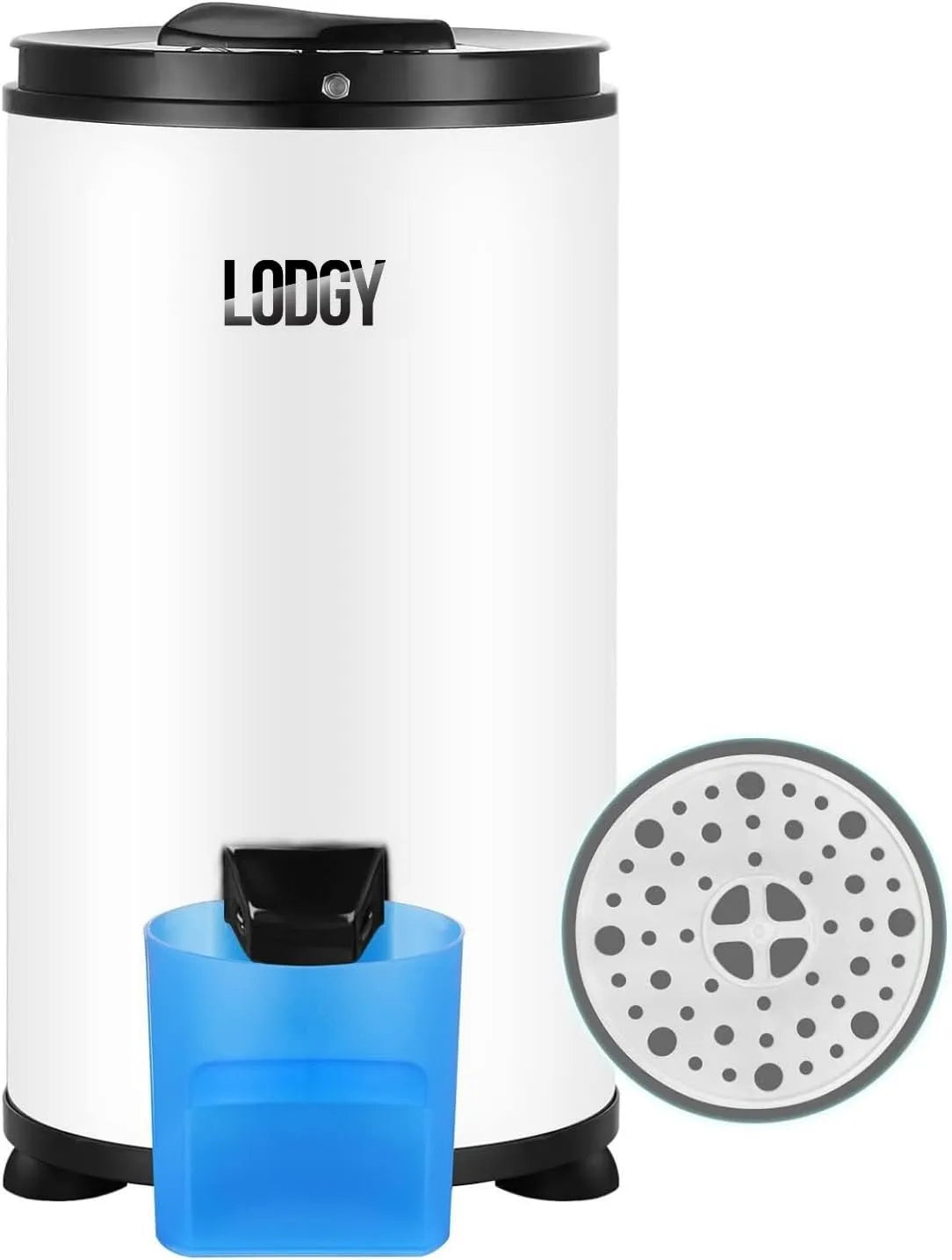 Sèche-linge, blanc, AAA+, Lodgy - Centrifugeuse - Essoreuse sèche - Centrifugeuse pour Linge - Mini Sèche-linge - AAA+