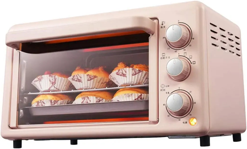 Four électrique, 19 L, 1200 W, 0 à 240 °C, minuteur, compact, 2 zones de température