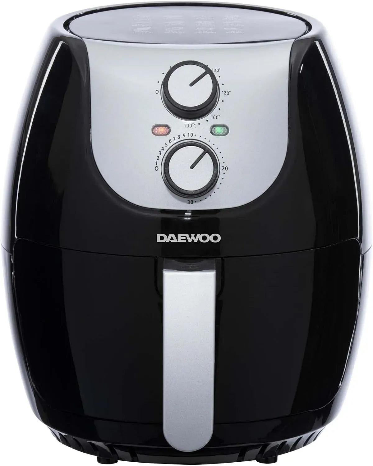 Friteuse à air chaud, 4 L, minuteur, thermostat, minuterie de 30 minutes, thermostat réglable