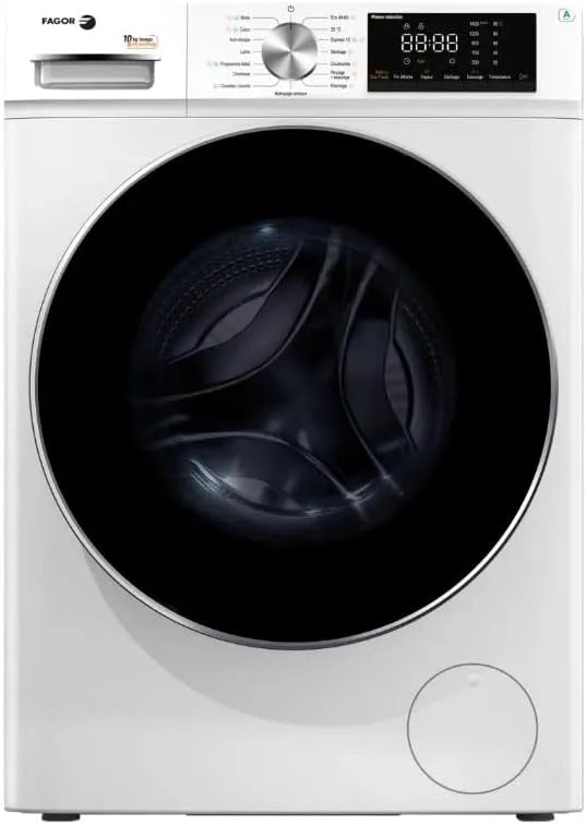 Lave-linge séchant 10kg, 6kg FLSF10614IDW, 10 kg, lave-linge, sèche-linge, blanc, 6kg 1400 Tours