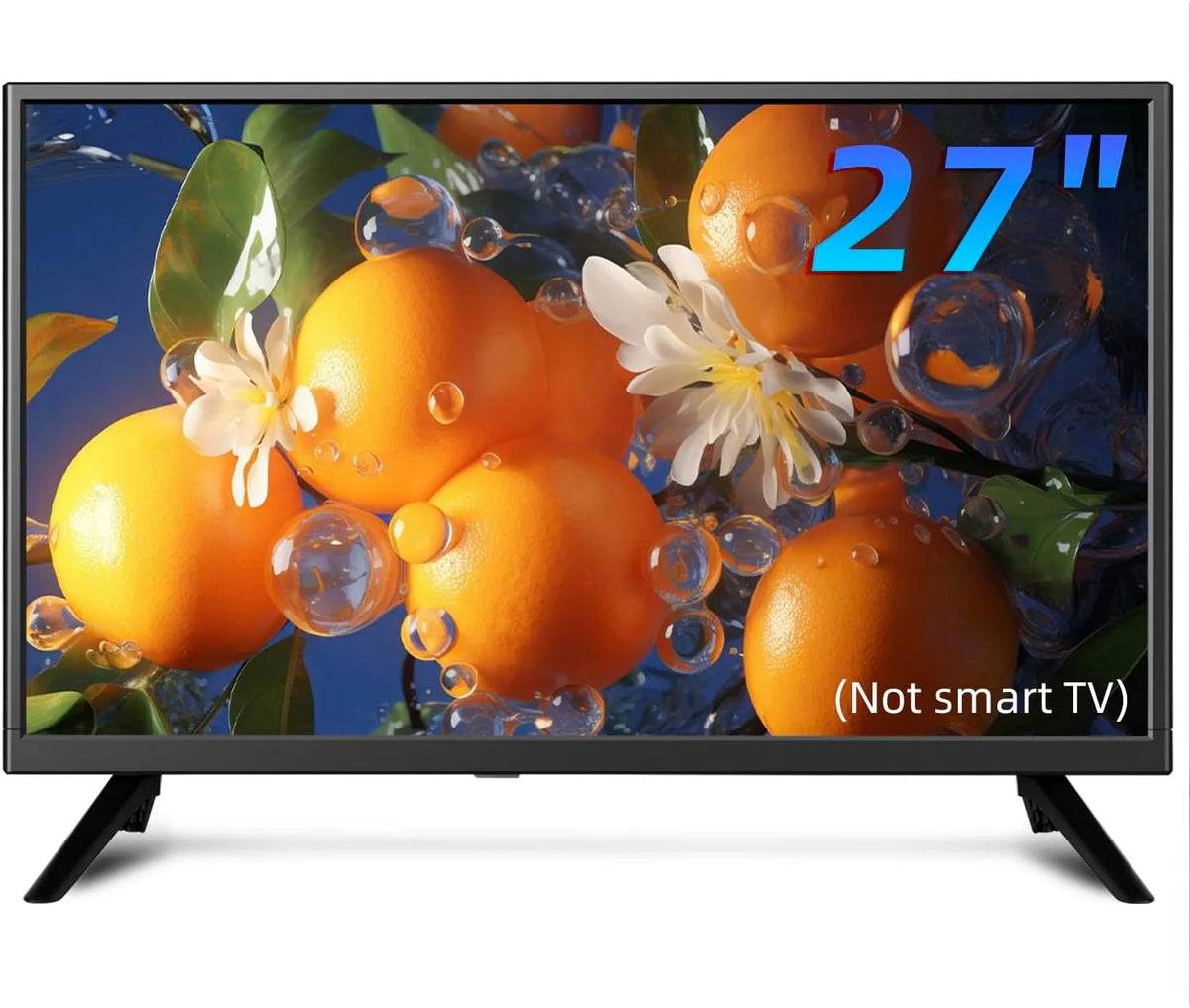 Smart TV 1080p DC-12, 27 pouces, 12 V, téléviseur, HDMI, USB, convient pour les chambres et les caravanes