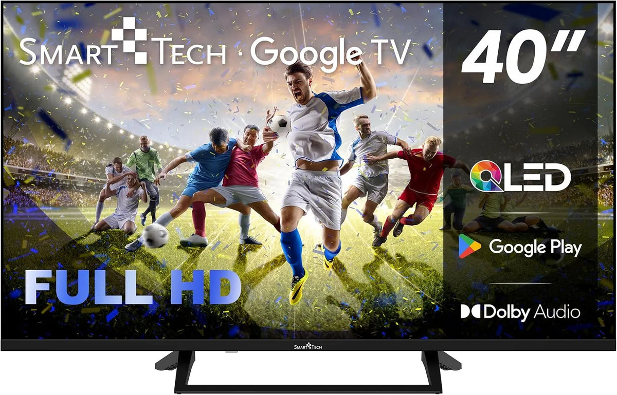 Google 40QG01V 2USB Smart TV, 40 pouces, téléviseur, QLED, HDMI, Full HD, Son Dolby Digital Plus, 100 cm, 3 HDMI