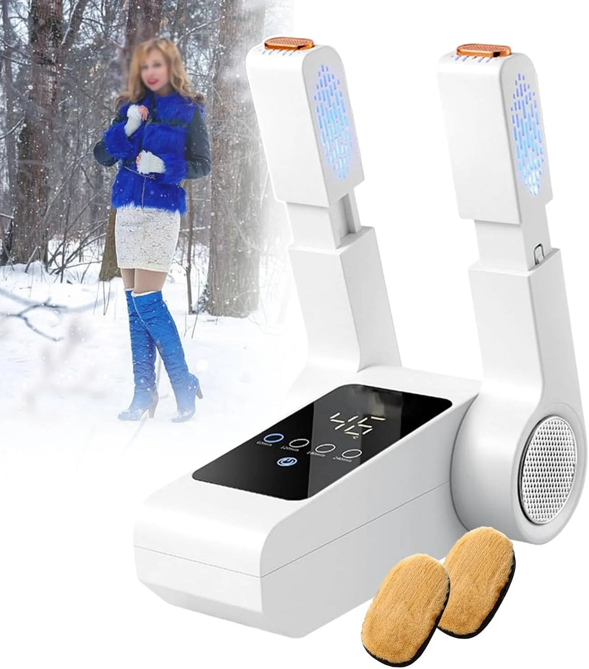 portable, sèche-chaussures électrique, fonction chauffante, pour l'hiver et les jours de pluie
