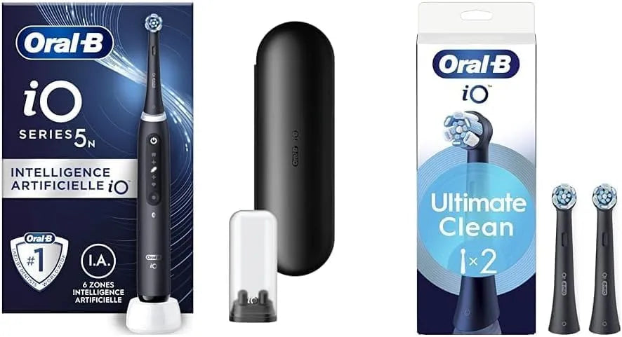 iO5 Brosse, brosse à dents rechargeable, 5 Modes, noir