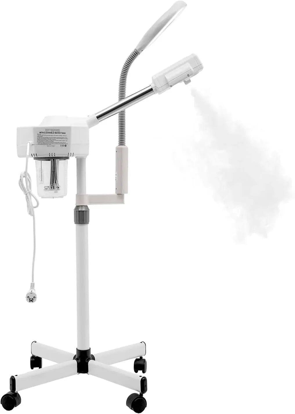 humidificateur, nettoyeur, lampe, décoration de salon, professionnel, pour le visage avec lampe LED et loupe