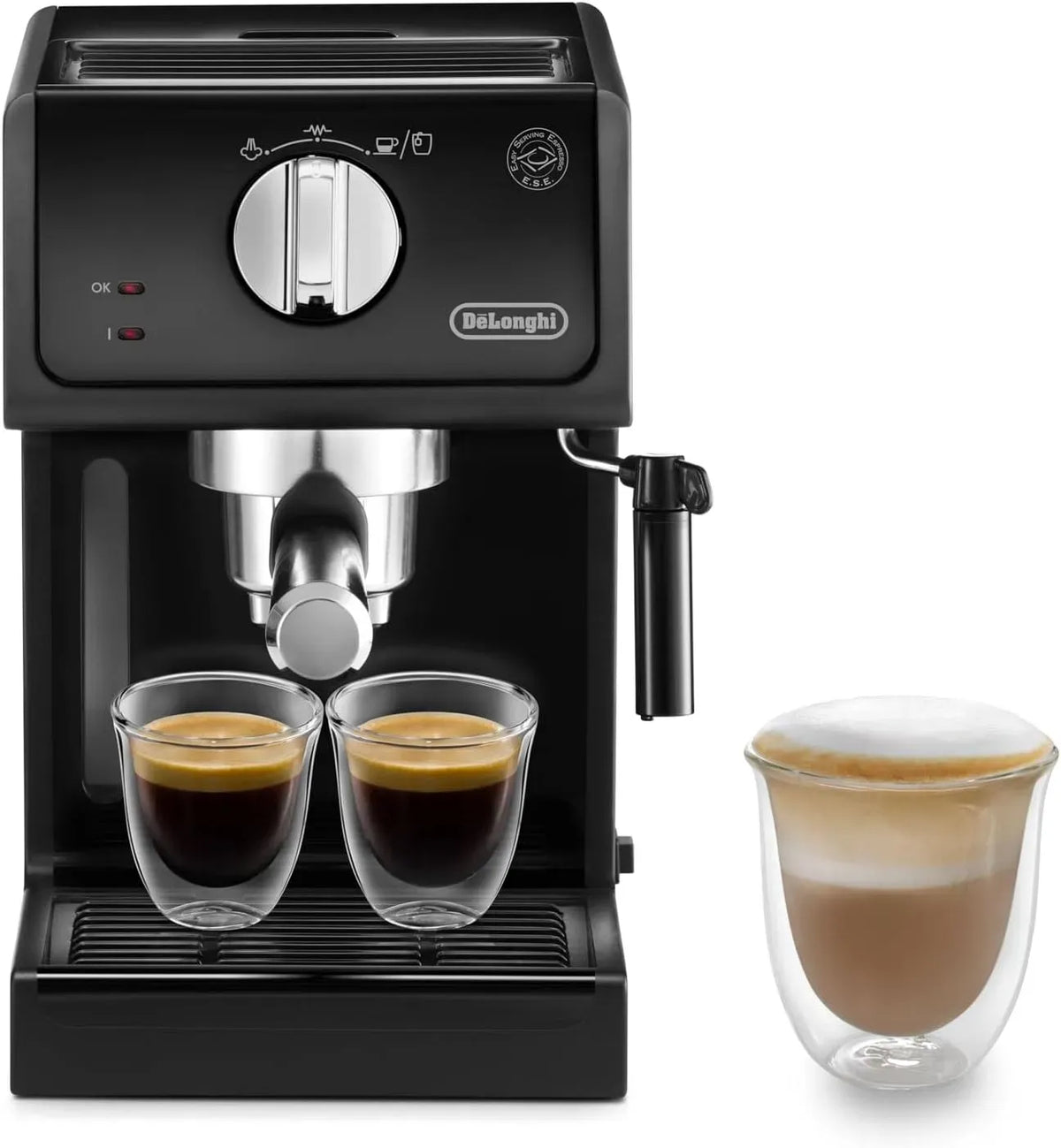 De'Longhi ECP 31 Machine à expresso, noir, 1 ou 2 tasses Espresso