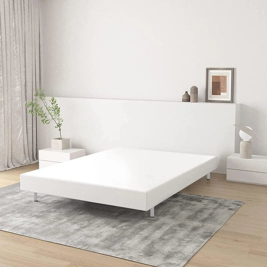 Sommier Tapissier 140x190cm Sommiers à Lattes avec 5 Pieds pour: 140 × 190cm