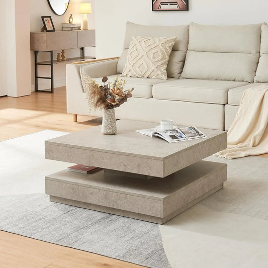 Table basse et table de salon: 76 × 76 × 38 cm