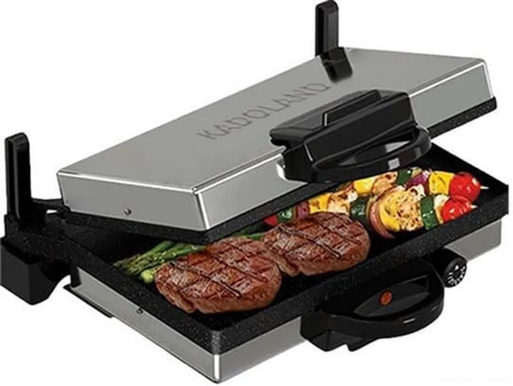 Grill Électrique Multifonction - Machine à Lahmacun et Bazlama - Grill de Contact et de Table