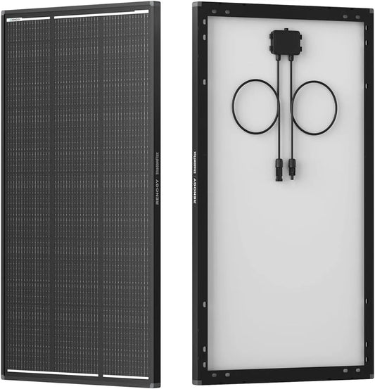 Renogy Panneau solaire et module photovoltaïque, 120 W, 12 V, pour camping et camping-car