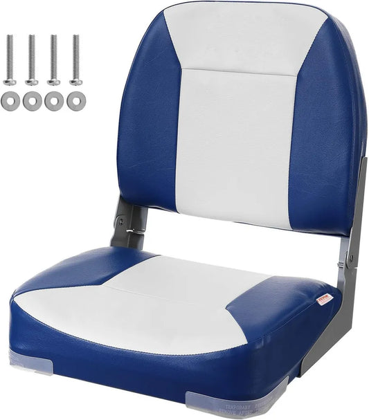 Siège Pliable Confortable pour Bateau avec Dossier Rembourré Imperméable