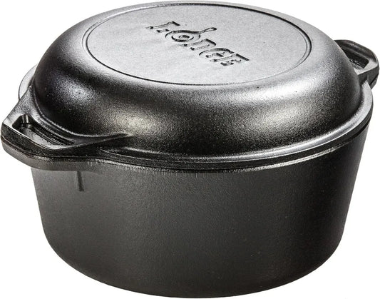 Cocotte Ronde en Fonte avec Poignées 25 cm