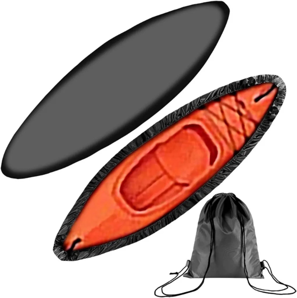 Housse de kayak imperméable anti-UV - Protection pour kayaks, canoës et bateaux de pêche - Taille BK-6 m