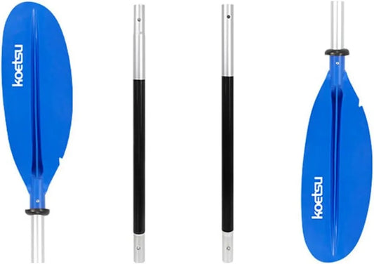 Pagaies de Kayak Réglables 4 Pièces en Aluminium Double Tête HUIOP
