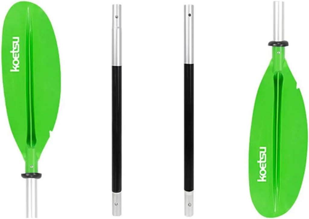 Ensemble de 4 Pagaies de Kayak Réglables et Amovibles en Aluminium, Double Face