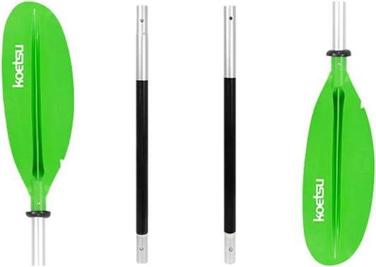 Ensemble de 4 Pagaies de Kayak Réglables et Amovibles en Aluminium, Double Face