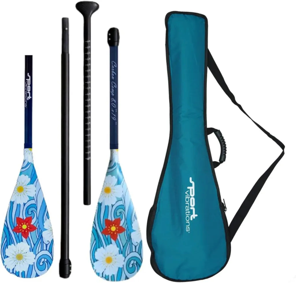 Pagaie de Stand Up Paddle Superlight Design Floral