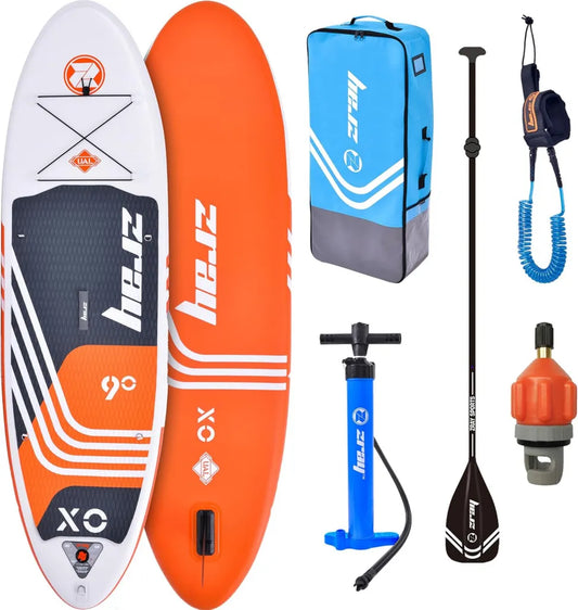 Planche Gonflable de Paddle ZRAY X0 pour Jeunes, 275 cm, Set Complet avec Pagaie et Pompe