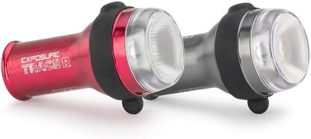 Kit de lumières vélo trace avant et arrière, USB-C, 125 lumens, autonomie 3-24h