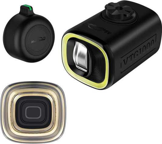 Ensemble Éclairage LED Magicshine VTG 1000 et VTG 50 pour Vélo Brompton