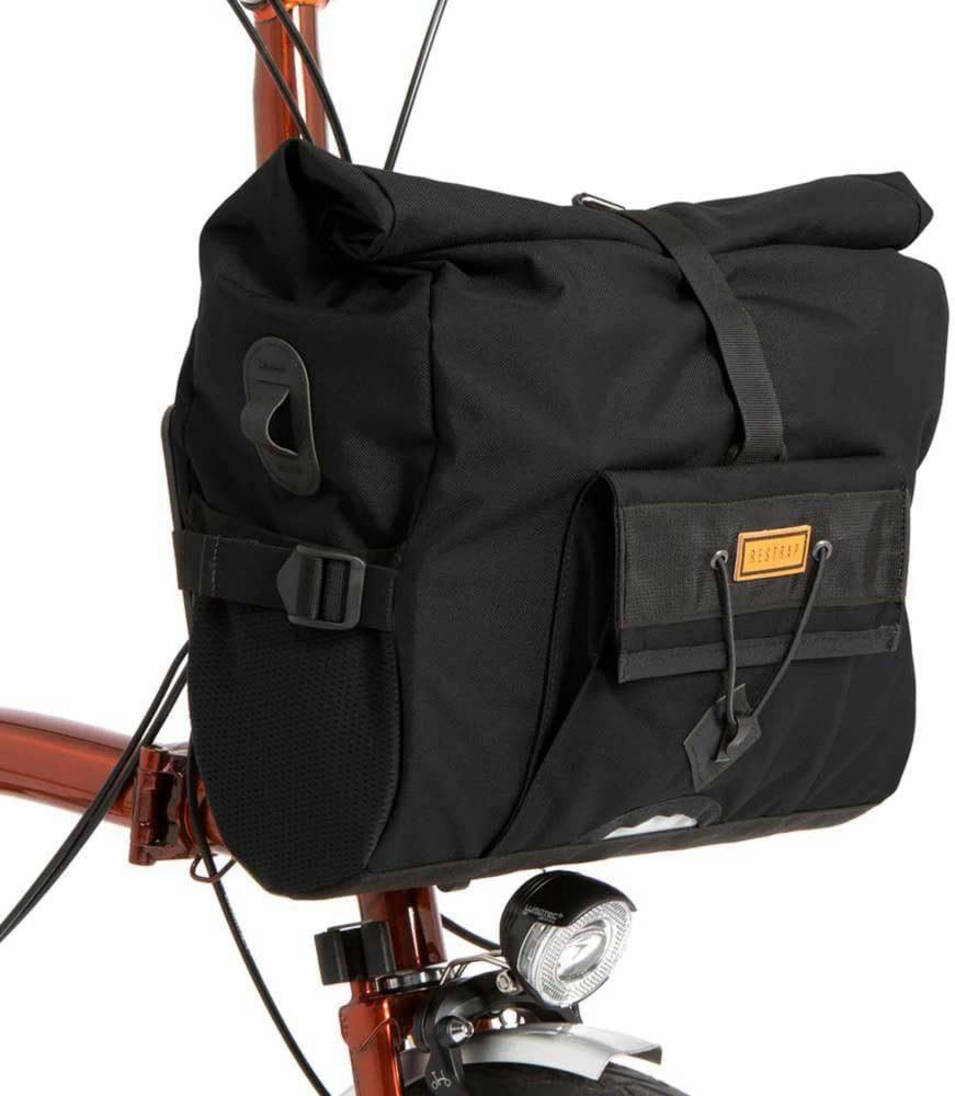 Sacoche de Guidon 20L pour Vélo City Loader - Noire, Compatible Brompton Medium