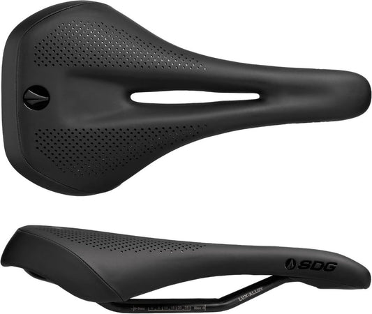 Selle de Vélo Allure 2.0 Lux pour Adultes, Aluminium Noir, Taille Unique