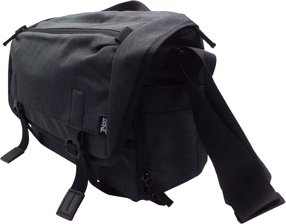 Sacoche Avant pour Brompton - Compatible Caméra, Batterie et MacBook 13,3'' - Noir