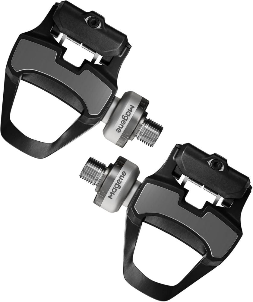 Capteur de Puissance à Pédales Magene P715, Précision ±1%, Autonomie 120h, Bluetooth ANT+, Pédales Compatibles SPD-SL/KEO