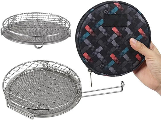 Gril de Camping Multifonction Portable pour Barbecue et Cuisine en Plein Air