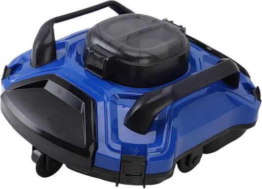 Robot Piscine Autonome sans Fil avec Navigation Intelligente, 110 min d'Autonomie, Aspiration Puissante, Prise UE