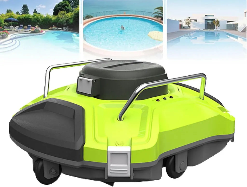 Robot Aspirateur Intelligent sans Fil pour Piscines, Nettoyage de Sol et Murs