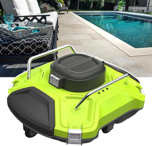 Robot nettoyeur de piscine sans fil pour piscines hors sol et enterrées jusqu'à 550 pi²