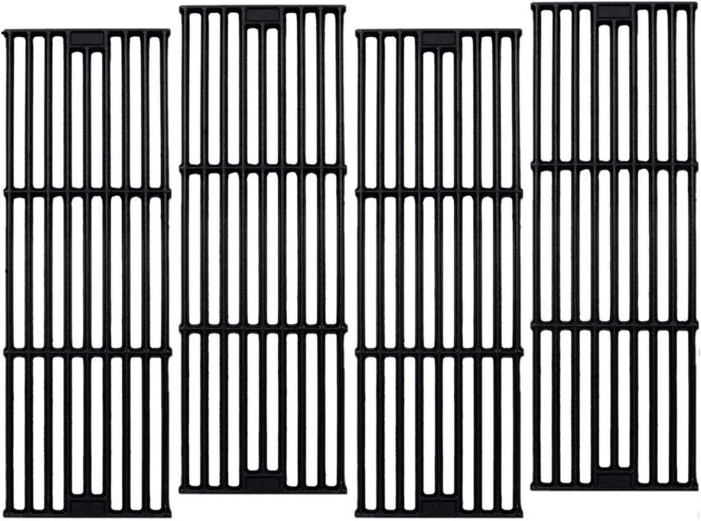 Lot de 4 grilles de cuisson en fonte pour barbecue Chargriller