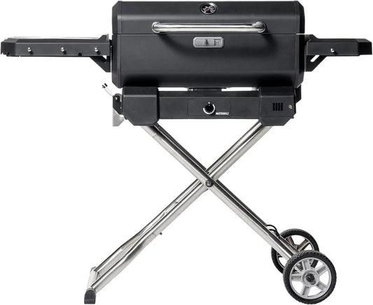 Fumoir Portable Masterbuilt® avec Barbecue à Charbon et Chariot - Noir