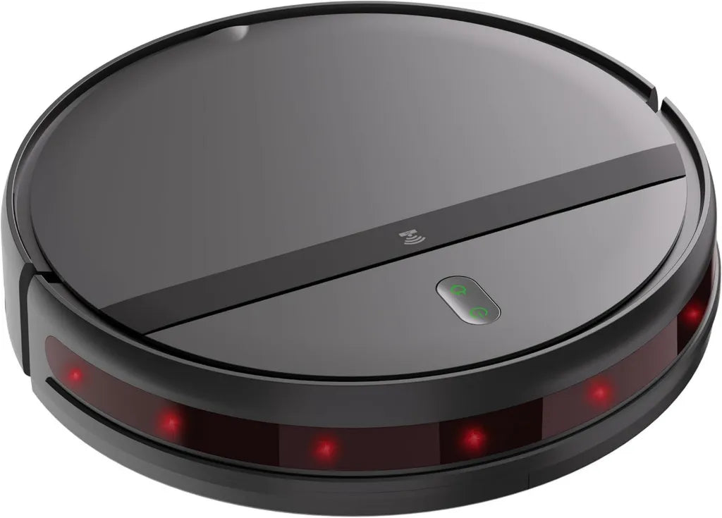 Robot Aspirateur Laveur Intelligent G20 par CELIMS avec WiFi et App | Ultra Silencieux | 120 min d'Autonomie | Nettoyage Automatique Noir