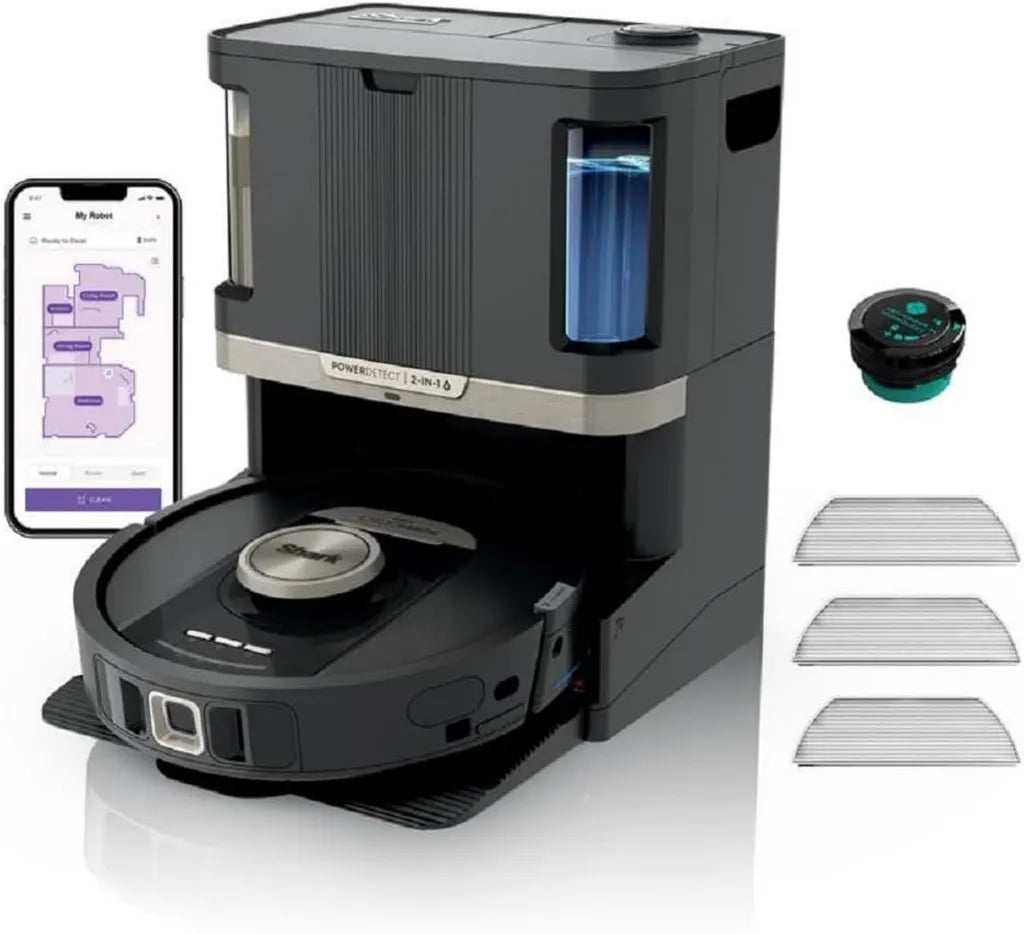 Aspirateur Robot Shark avec Navigation LiDAR et Vidange Automatique 60 Jours