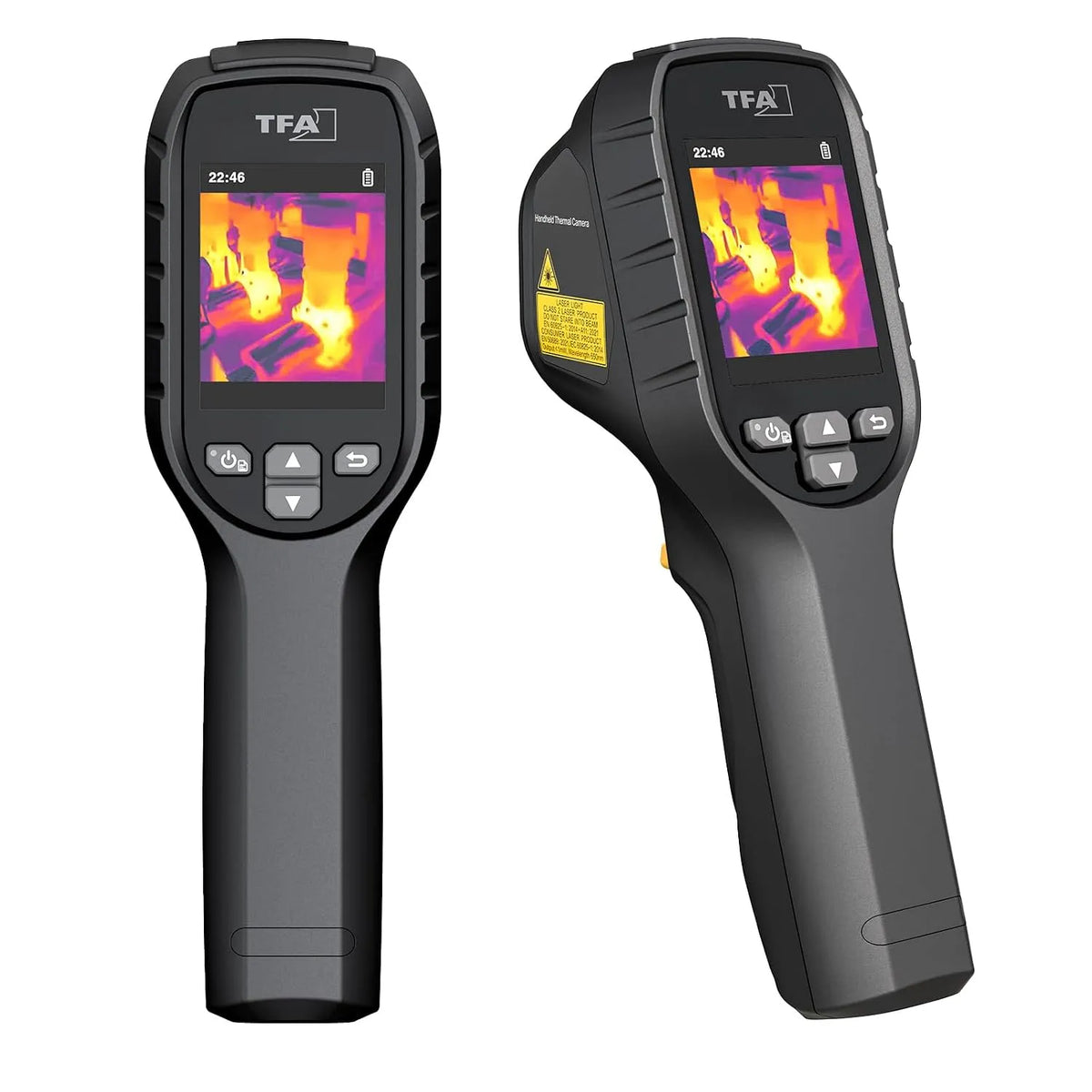 Caméra thermique – avec caméra, format portable, 20 °C, 550 °C, pour l'entretien automobile, noir, TFA IR 31