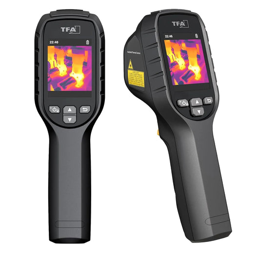 Caméra thermique – avec caméra, format portable, 20 °C, 550 °C, pour l'entretien automobile, noir, TFA IR 31