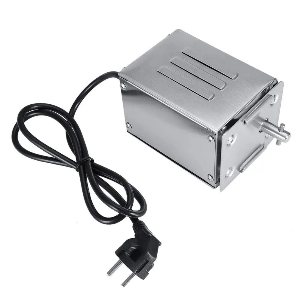 Moteur Électrique pour Barbecue en Acier Inoxydable, Kit Rôtissoire 220V, Capacité 50-70KG