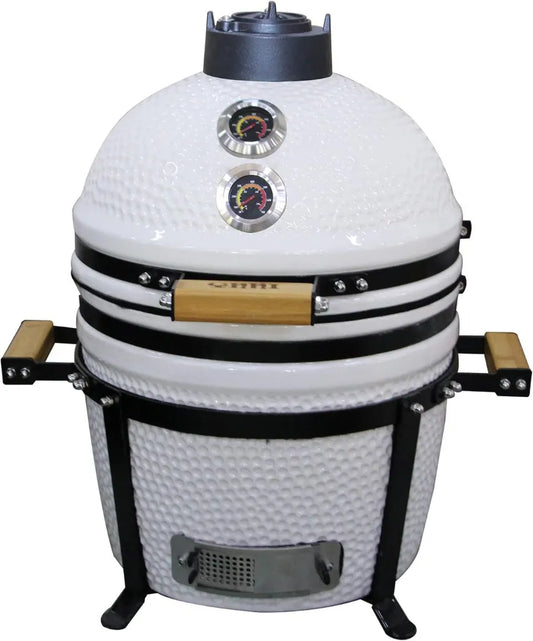 Gril en Céramique sur Pied YNNI KAMADO Blanc 40 cm