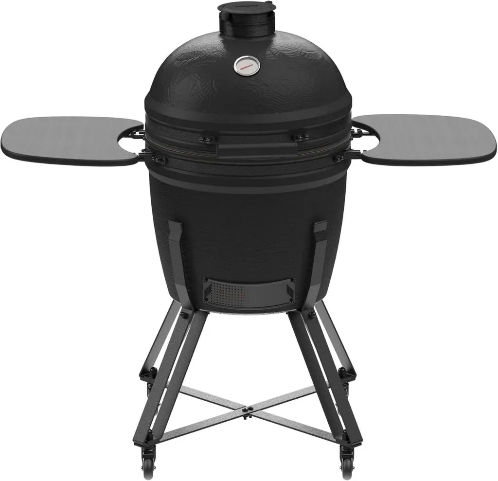 Barbecook Kamado Barbecue en Céramique Noir Mat XL 138x84x110.5cm