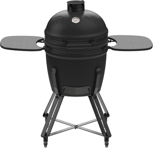 Barbecook Kamado Barbecue en Céramique Noir Mat XL 138x84x110.5cm