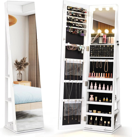 Armoire de rangement: sur pied, verrouillable, affichage LED, grande capacité, blanc