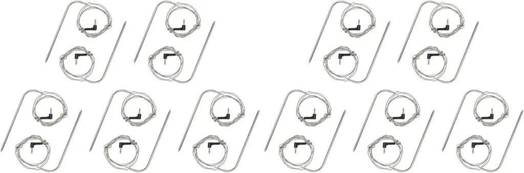 Thermomètre de Cuisson Résistant Haute Température pour Grills et Fumoirs à Granulés, Lot de 20